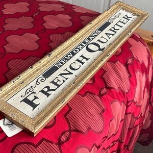 Ashland Gold and Black French Quarter Wall Decor